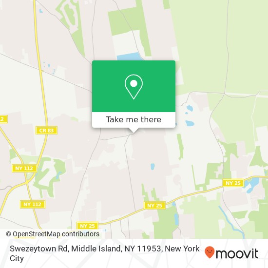 Swezeytown Rd, Middle Island, NY 11953 map