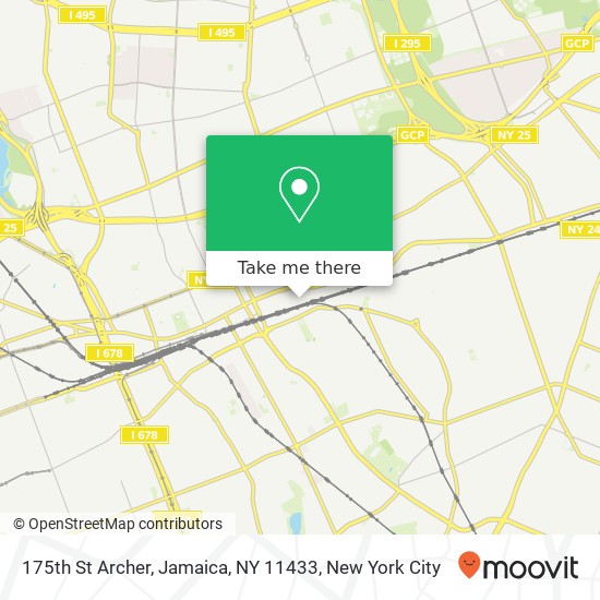 Mapa de 175th St Archer, Jamaica, NY 11433