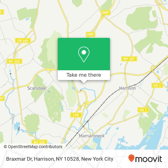 Braxmar Dr, Harrison, NY 10528 map