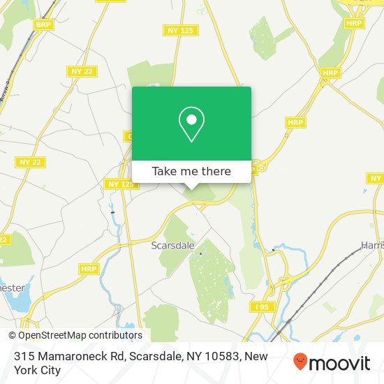 315 Mamaroneck Rd, Scarsdale, NY 10583 map