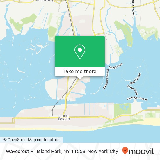 Wavecrest Pl, Island Park, NY 11558 map