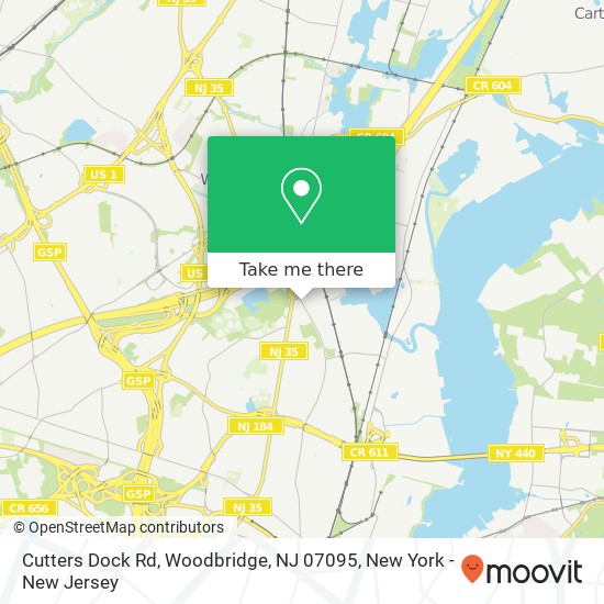 Cutters Dock Rd, Woodbridge, NJ 07095 map