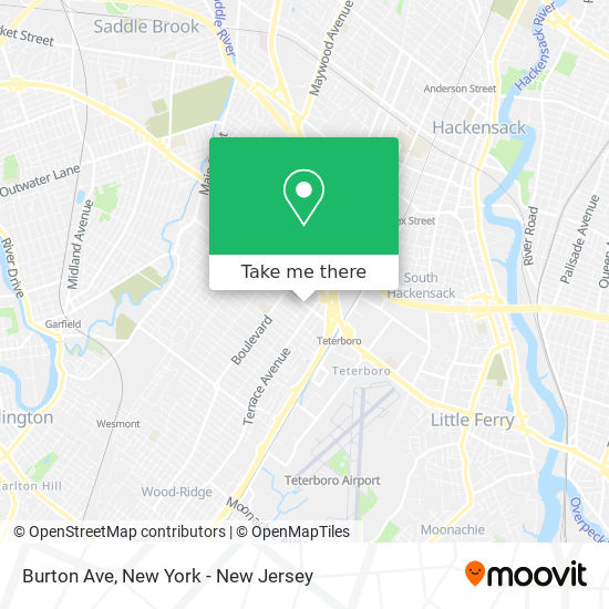 Mapa de Burton Ave