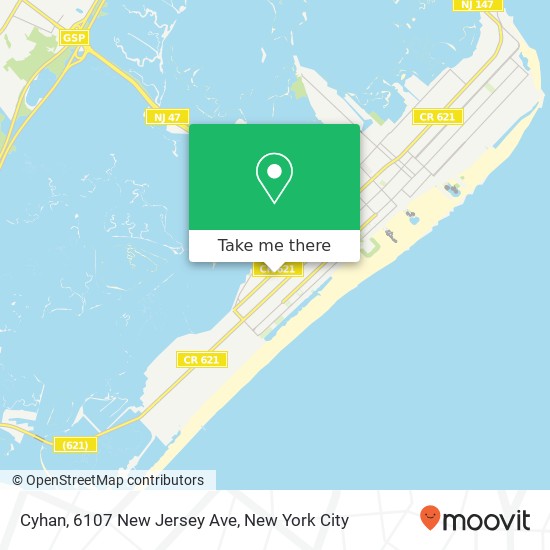 Cyhan, 6107 New Jersey Ave map