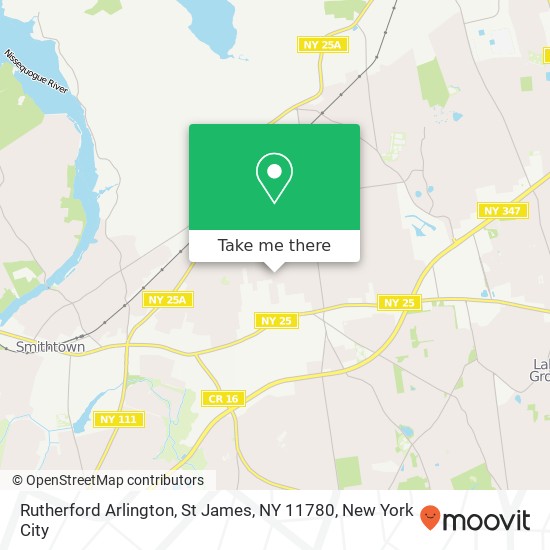 Rutherford Arlington, St James, NY 11780 map