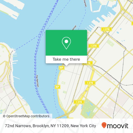 Mapa de 72nd Narrows, Brooklyn, NY 11209