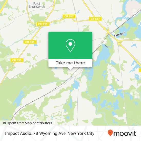 Mapa de Impact Audio, 78 Wyoming Ave