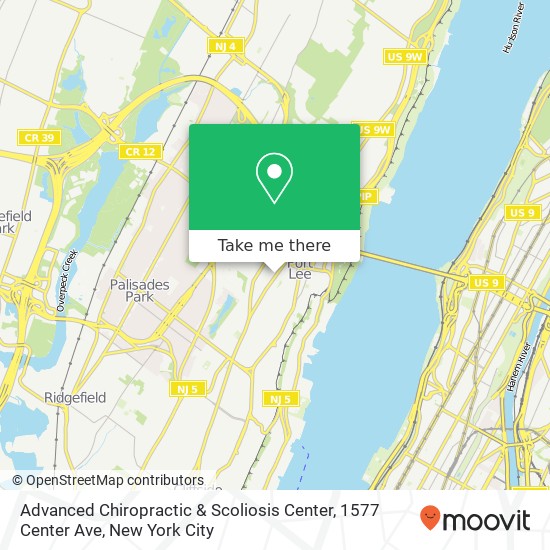 Advanced Chiropractic & Scoliosis Center, 1577 Center Ave map
