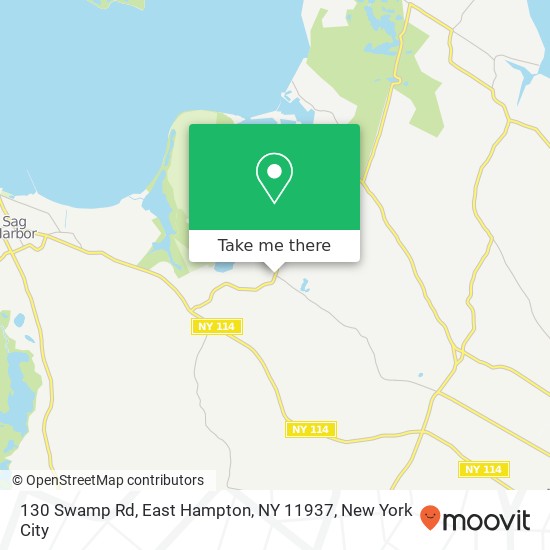 130 Swamp Rd, East Hampton, NY 11937 map