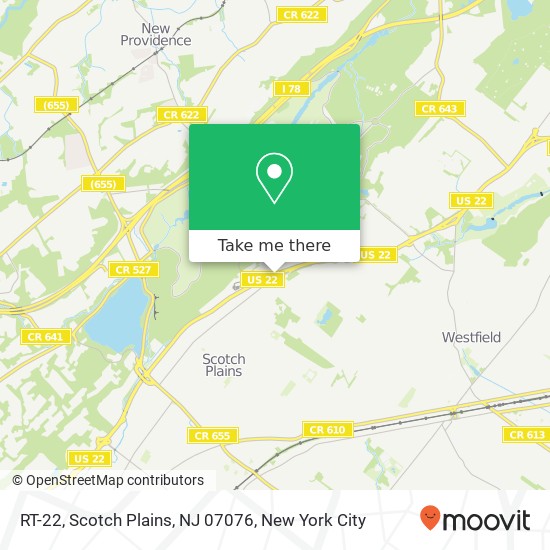 RT-22, Scotch Plains, NJ 07076 map