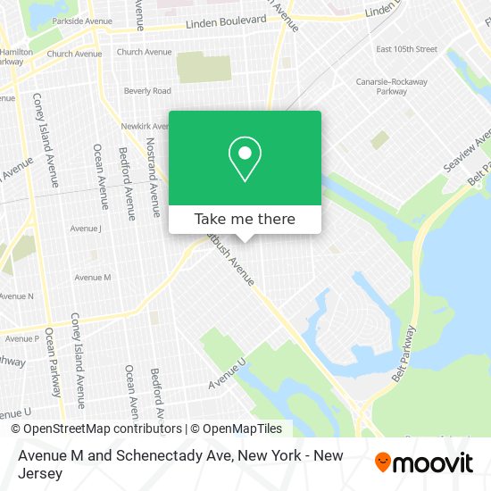 Mapa de Avenue M and Schenectady Ave