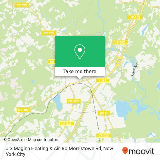 J S Maginn Heating & Air, 80 Morristown Rd map