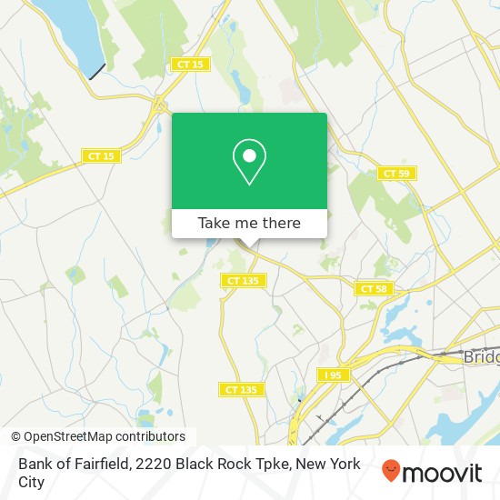 Mapa de Bank of Fairfield, 2220 Black Rock Tpke