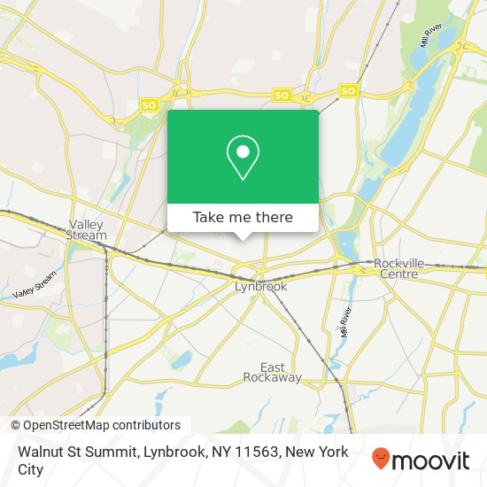 Mapa de Walnut St Summit, Lynbrook, NY 11563