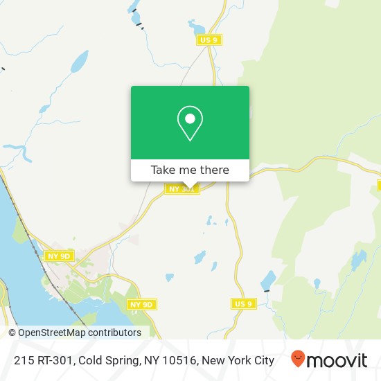 Mapa de 215 RT-301, Cold Spring, NY 10516