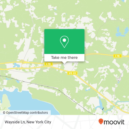 Wayside Ln, Lebanon, NJ 08833 map