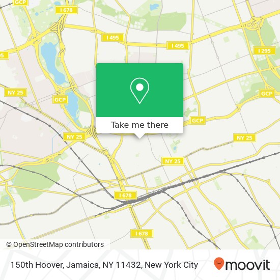 Mapa de 150th Hoover, Jamaica, NY 11432