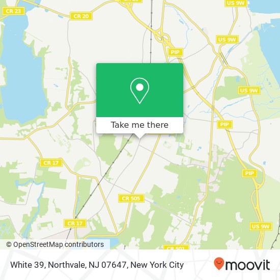 Mapa de White 39, Northvale, NJ 07647