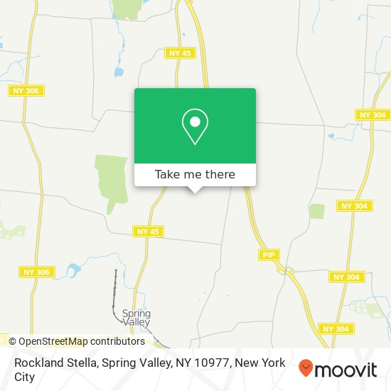 Mapa de Rockland Stella, Spring Valley, NY 10977