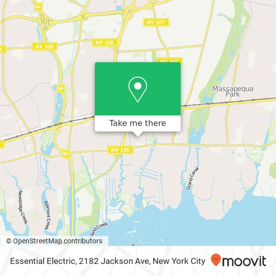 Essential Electric, 2182 Jackson Ave map