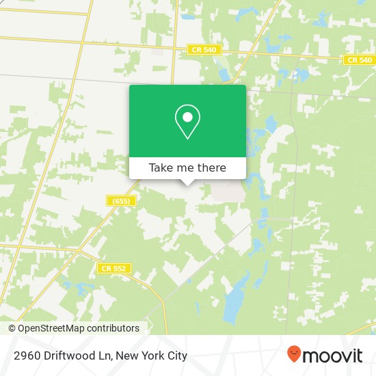 2960 Driftwood Ln, Vineland, NJ 08361 map