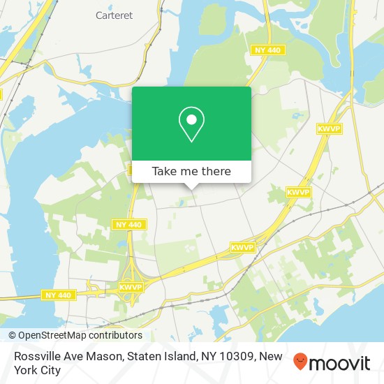 Rossville Ave Mason, Staten Island, NY 10309 map