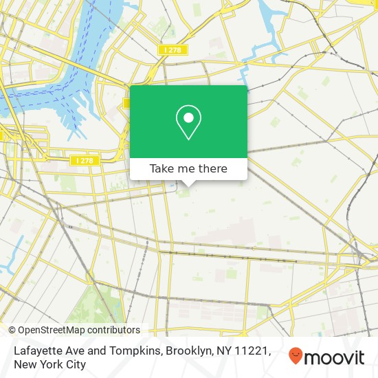 Lafayette Ave and Tompkins, Brooklyn, NY 11221 map