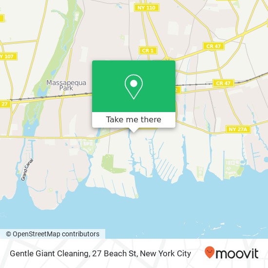 Gentle Giant Cleaning, 27 Beach St map