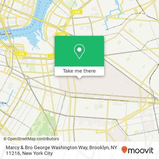 Marcy & Bro George Washington Way, Brooklyn, NY 11216 map