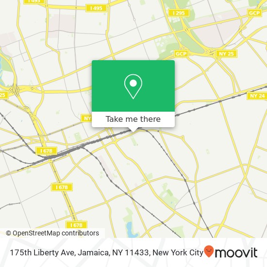 Mapa de 175th Liberty Ave, Jamaica, NY 11433