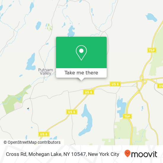 Cross Rd, Mohegan Lake, NY 10547 map