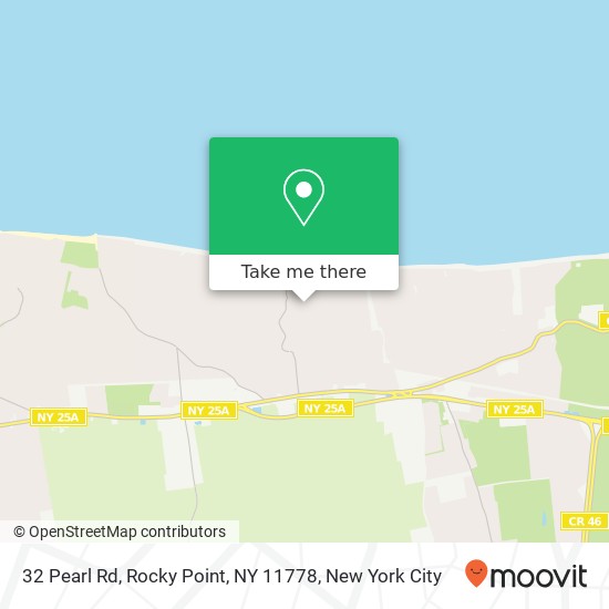 32 Pearl Rd, Rocky Point, NY 11778 map