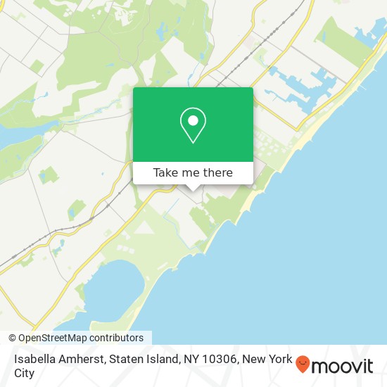 Isabella Amherst, Staten Island, NY 10306 map