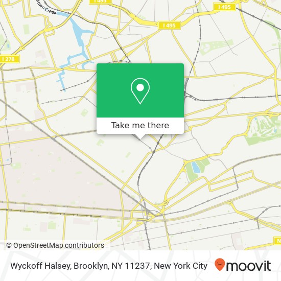 Wyckoff Halsey, Brooklyn, NY 11237 map