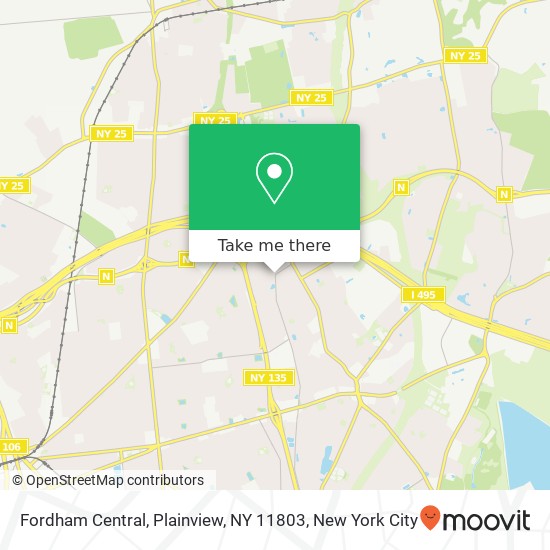 Fordham Central, Plainview, NY 11803 map