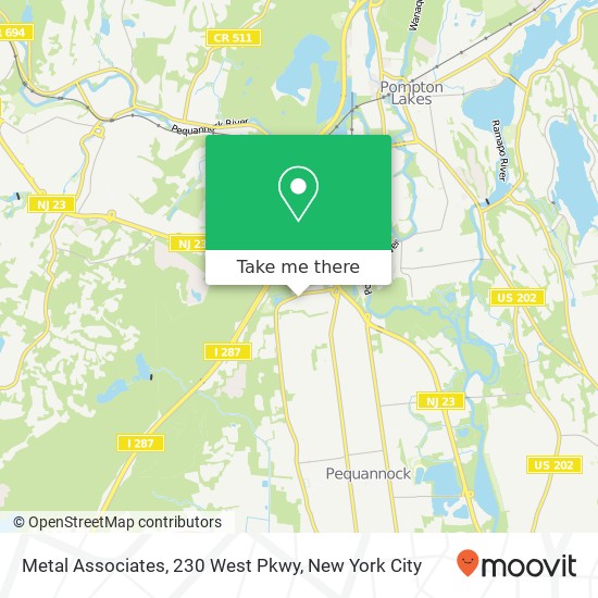 Metal Associates, 230 West Pkwy map