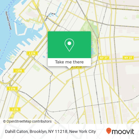 Dahill Caton, Brooklyn, NY 11218 map