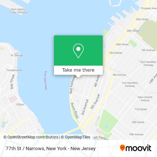 Mapa de 77th St / Narrows