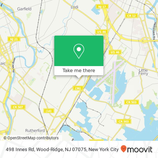 498 Innes Rd, Wood-Ridge, NJ 07075 map