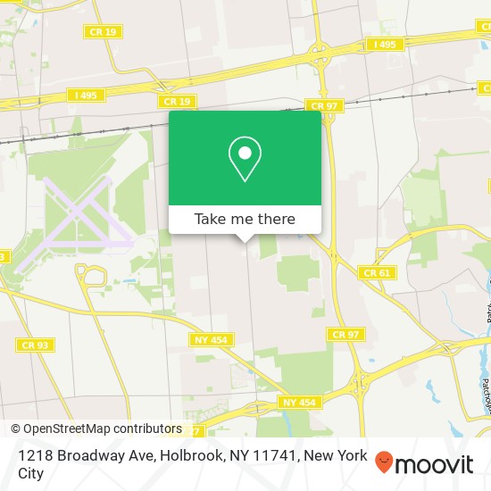 1218 Broadway Ave, Holbrook, NY 11741 map