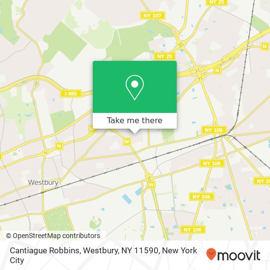 Cantiague Robbins, Westbury, NY 11590 map