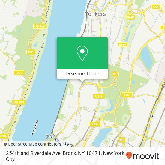 254th and Riverdale Ave, Bronx, NY 10471 map