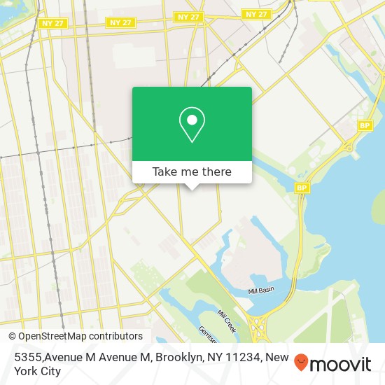 Mapa de 5355,Avenue M Avenue M, Brooklyn, NY 11234