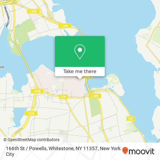 166th St / Powells, Whitestone, NY 11357 map