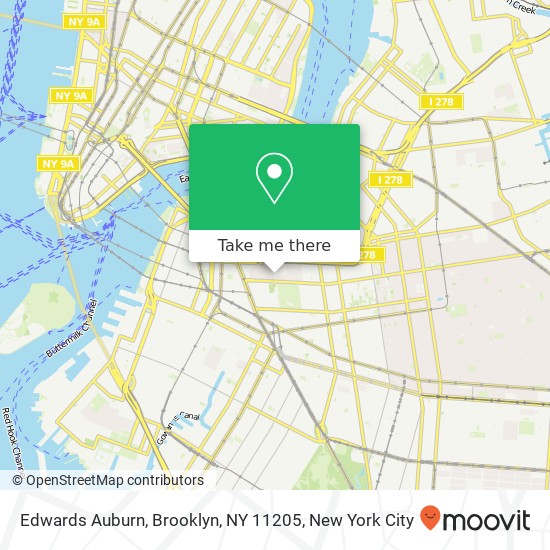 Edwards Auburn, Brooklyn, NY 11205 map