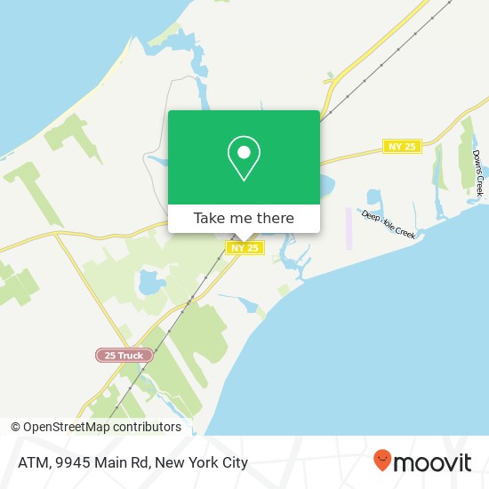 Mapa de ATM, 9945 Main Rd