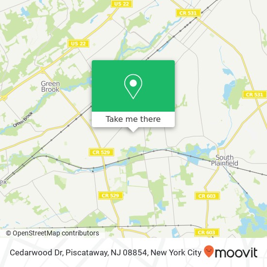 Cedarwood Dr, Piscataway, NJ 08854 map