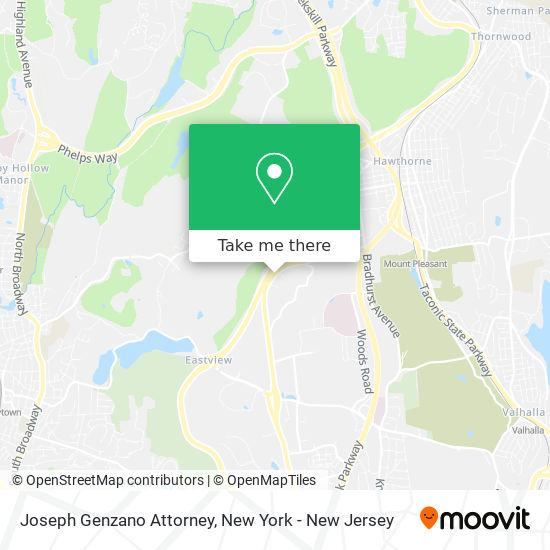 Mapa de Joseph Genzano Attorney