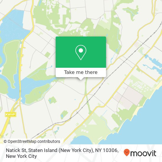 Mapa de Natick St, Staten Island (New York City), NY 10306