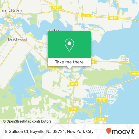 8 Galleon Ct, Bayville, NJ 08721 map